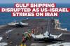Shipping suspended as Gulf conflict widens