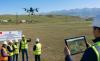 Drones used in construction of power lines in Kyrgyzstan