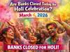 Bank holiday today for Holi: Are banks open or closed today on March 4, 2026 for Holi celebration?