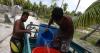 Solar-powered desalination plants provide clean water to people in Kiribati atolls
