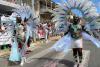 High energy and glorious colours highlight adult carnival parade