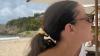 Kay Adams sets pulses racing in very risky outfit on beach as stunning NFL reporter takes offseason vacation