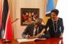 Trinidad: ST. Lucia PM pays courtesy visit, attends funeral of ruling party official