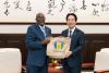 President Lai meets St. Vincent and the Grenadines Deputy Prime Minister St. Claire Leacock