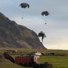 Army launches parachute mission to remote British island to treat rat-virus victim