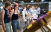 Young Van Go artists unveil picnic tables celebrating Kansas ahead of World Cup