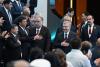 Presidents of Uzbekistan and Tajikistan attend a joint concert by renowned artists