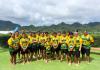 Cook Islands U14 Rugby 7s team on first international tournament