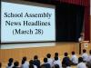School Assembly News Headlines Today (March 28): Top National, Business News, Sports News, Education News & World News with Weather Updates & Thought of the Day