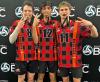 Prince George Kodiaks volleyball players celebrate second BC title in same school year