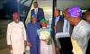 Sanwo-Olu receives Tinubu in Lagos after international engagements