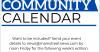 Community Calendar: Week of September 9