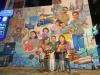 Myanmar artist Chuu Wai paints ‘Together We Build’ mural to depict migrant solidarity in Thailand