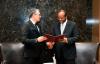 Azerbaijan’s AzerGold Mining company chairman meets king