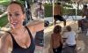 Kate Ferdinand wears a sports bra to workout as she and her family settle back into life in Dubai as she gives a rare glimpse of children Tate, Cree, Tia and Shae