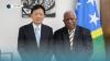 Minister Houenipwela receives courtesy visit from Japan’s Ambassador