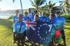 Cook Islands sailors brave big ocean waves in Tahiti