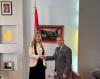 Jovanovic Confers with the Ambassador of North Macedonia