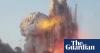 Explosion at Malta fireworks factory sends plumes of smoke into air – video