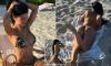 Kylie Jenner shows off curves in camo bikini during getaway while Timothee Chalamet stays behind for NBA finals