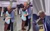 Kenyan Slay Queen single mother shares video escorting her elderly mzungu lover to JKIA as he jets out of the country - Huyu Guka Anakula Mali Safi