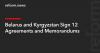 Belarus and Kyrgyzstan Sign 12 Agreements and Memorandums