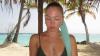 Lila Moss displays her incredible figure in green bikini on Caribbean holiday