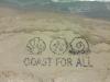 Humboldt Students Spend a School Day Cleaning the Coast and Creating Aerial Art