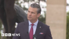 Hegseth attacks Europe over migration with beach 'invasion' D-Day speech