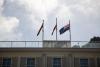Falklands flag flies above No6 to commemorate Islands' liberation day