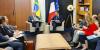 Lula holds bilateral meetings with French and Swiss presidents