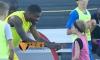 Thomas Partey joins kids' football session in Rhode Island - days after being barred from Canada for Ghana's opening match