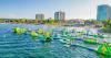 Canada’s largest inflatable waterpark is a floating playground on the lake in this vibrant Ontario city