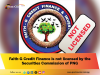 Faith-G Credit Finance is not licensed by the Securities Commission of PNG
