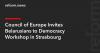 Council of Europe Invites Belarusians to Democracy Workshop in Strasbourg