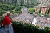 Pope in Montserrat: Nurture love so that hatred may give way to peace