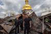 Historic Ukrainian monastery damaged, 10 people killed in Russian attacks