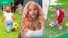 Natasha Thahane shares cute video of her son in support of Bafana Bafana