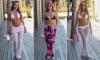 TOWIE's Elma Pazar, Courtney Green and Dani Imbert sizzle in skimpy swimwear as they shoot their final scenes on location in Albania