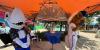 Rangers mascot, World Series trophy make splash at Hawaiian Falls Waco