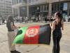 'Work, education, and freedom': Around 100 gather at Hamilius in solidarity with Afghan women