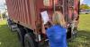 Storage container en route to aid needy in Cuba