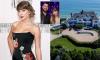 Taylor Swift sparks speculation her bachelorette party is about to get underway as Rhode Island mansion lights up