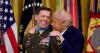 Trump's awkward Medal of Honor ceremony in photos as he sparks fresh health fears