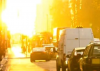 What causes the intense heat that occurs at dawn and dusk in the Dominican Republic?