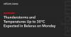 Thunderstorms and Temperatures Up to 30°C Expected in Belarus on Monday