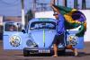 Brazilian Drives Volkswagen Beetle to U.S. to Follow Brazil's National Team at World Cup