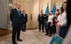 Tokayev meets young Kazakhstanis living in Belgium