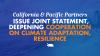California and Pacific partners issue joint statement, deepening cooperation on climate adaptation and resilience