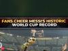 Argentine fans celebrate in Buenos Aires as Messi breaks all-time World Cup goal record